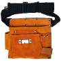 BORSA CARPERNTIERI 2 TASCHE PORTA ATTREZZI IN CROSTA
