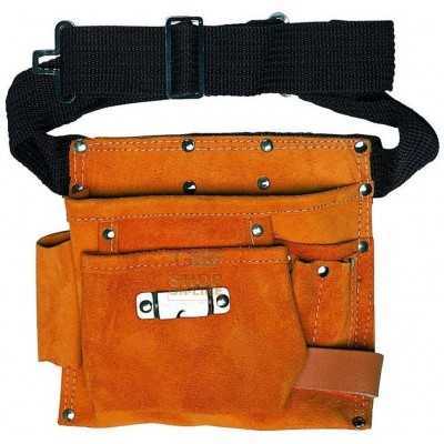 CARPERNTIERI BAG 2 POCKETS IN SUEDE SPLIT
