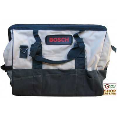 BOSCH CANVAS BAG SHOULDER BAG IN FABRIC WITH ZIPPER