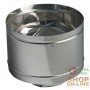 RAINPROOF SMOKE STAINLESS STEEL AISI 304 CM. 12