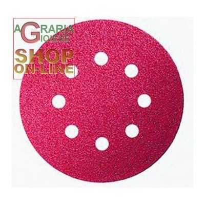 BOSCH ABRASIVE DISCS 125 GRAIN 120 PCS. 5 ART. 2608605643