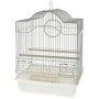 CAGE FOR CANARIES MODEL BIELLA CM. 35x28x46h. WHITE COLOR