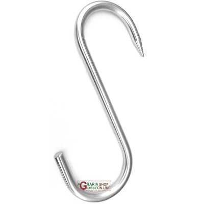 Ganci A S Extra Large 25 Cm Neri: 4 Pezzi Per Appendere Di Tutto, In Casa E In Giardino