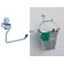 GALVANIZED HOOK TO THE STRAIGHT WALL MM. 150 ART. 4030