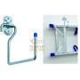 MULTIPURPOSE GALVANIZED WALL HOOK ART. 4040 CM. 15