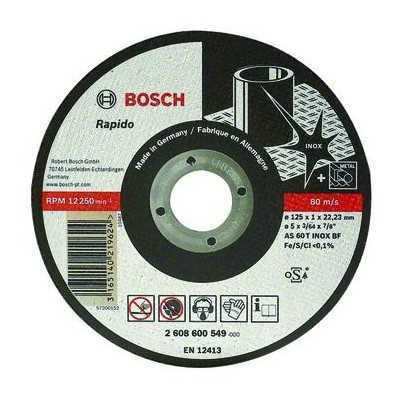BOSCH WHEELS ABRASIVE WHEELS STEEL-STAINLESS STEEL 115X1X22