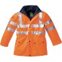 HIGH VISIBILITY JACKET IN POLYESTER / POLYURETHANE ABETONE
