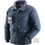 COTTON POLYESTER JACKET WITH DETACHABLE SLEEVE BADGE HOLDER COLOR BLUE TG S XXL