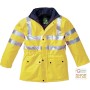 JACKET IN SYNTHETIC NON-BREATHABLE FABRIC WITH PADDING AND REFLECTIVE BANDS EN 471