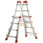 GIERRE PEPPINA EXTENDABLE TELESCOPIC LADDER SUPER EN131 KG. 150 4 + 5 STEPS