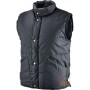 GILET COTONE POLIESTERE IMBOTTITO CON PORTACELLULARE INTERNO COLORE NERO TG S M L XL XXL