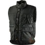 VEST COTTON POLYESTER MULTIPLE POCKETS PADDED COLOR BLACK TG SML ...