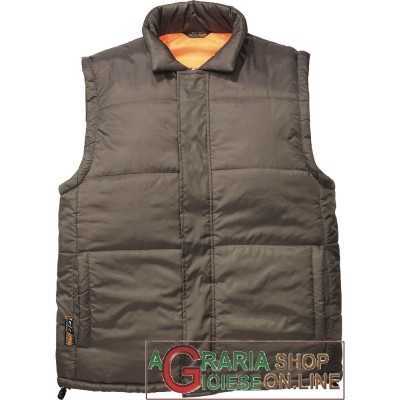 GILET DISCO MARRONE IN NYLON IMBOTTITURA IN POLIESTRE TG. M -