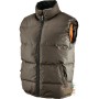VEST IN POLYESTER PVC PADDED BROWN COLOR TG S XXL