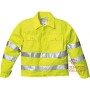 V-JACKET 40% POLYESTER 60% COTTON GR 240 MQ CA WITH 3M BANDS COLOR YELLOW