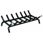 STEEL LOG HOLDER GRID WITH 7 RECTANGULAR BARS CM. 50X28X16H