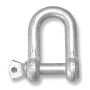 STRAIGHT GALVANIZED SHACKLE N.16 GR 5/8