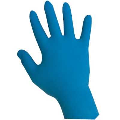 GLOVES IN BLUE NITRILE LATEX WITHOUT POWDER TG. MA XXL CONF.