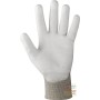 NYLON GLOVES WITH COPPER WIRES COVERED IN POLYURETHANE COLOR WHITE ANTISTATIC PROPERTIES UNDER STANDARD
