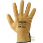 GUANTI IN NYLON INTERAMENTE RICOPERTI IN NITRILE FOAM ORLATI COLORE GIALLO TG 8 9 10