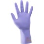 GUANTI MONOUSO IN NITRILE SENZA POLVERE CLORINATI CM 30 COLORE VIOLA TG S M L XL SOLO PER RISCHI MINIMI