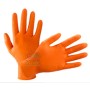 SUPER GRIP NITRILE GLOVES ORANGE PCS. 10