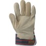 GLOVE WITH PIG FLOWER PALM BACK AND CANVAS HANDLE INTERNAL LINING IN PALM TG 10