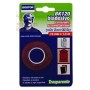 BOSTON DOUBLE-SIDED SOFT WHITE TAPE MT. 1.5 MM. 25 H.