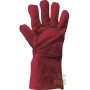 WELDING SPLIT GLOVE TOP QUALITY PADDED RED COLOR TG 10 EN 407
