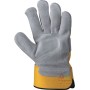 GLOVE SPLIT BACK SLEEVE YELLOW FLEECE CANVAS TG 10