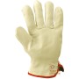 BEIGE COLOR BEIGE COW FLOWER GLOVES SIZE 7 8 9 10