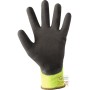 GLOVE IN COTTON POLYESTER COATED IN RUBBER UP TO KNUCKLES EN 388 EN 511 COLOR YELLOW BROWN