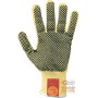 GLOVE IN FIBER WITH KEVLAR® BRAND MEDIUM PALM DOTTED IN PVC TG 10
