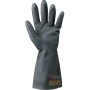 BLACK INDUSTRIAL LATEX GLOVE TG ML XL