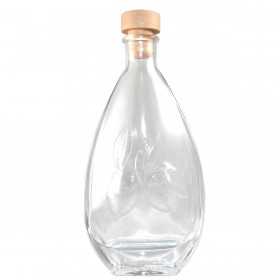 V / T IMPERIAL GLASS BOTTLE WITH CAP CC. 250