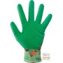 FANTASY POLYESTER GLOVE COVERED WITH LATEX WITH CARDBOARD SIZE 7 8 9 VARIOUS COLORS