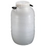 BOTTIGLIONE IN PLASTICA BIANCO BOCCA LARGA LT. 10 