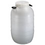 BOTTIGLIONE IN PLASTICA BIANCO BOCCA LARGA LT. 5 