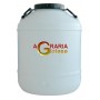 BOTTIGLIONE IN PLASTICA BIANCO COCCA LARGA PRED. LT. 50 