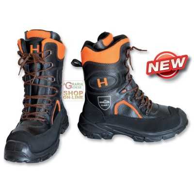 HITACHI ANTI-CUT LEATHER BOOTS FOR WOODSMAN CLASS1 TG. FROM 39 TO 47