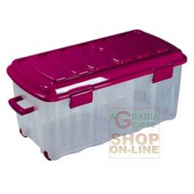 PLASTIC VOYAGER BOX WITH WHEELS COVER AND HANDLE LT. 70
