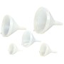 PLASTIC FUNNEL WITHOUT FILTER DIAM. 15 CM.