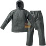 IUGAZU IMPERMEABILE COMPLETO VERDE IN POLIURETANO PVC