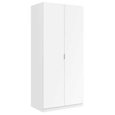 KIT ARMADIO 2 ANTE BIANCO cm.81x52x180h.