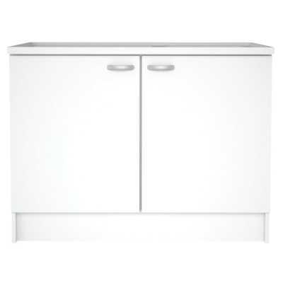 KIT CUCINA MOBILE SOTTOLAV.45513 CON 2 ANTE 49 BIANCO