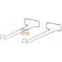 METALTAEX RAIL-41 SET 2 BINARI SOTTORIPIANI PER BICCHIERI CM.