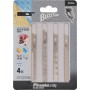 BLADES FOR PIRANHA X27034 ALTERNATIVES PCS. 4 KS990EK