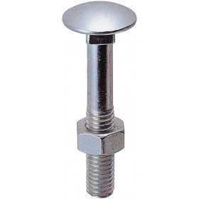 BOLTS FOR WOOD IN GALVANIZED STEEL MM. 10x50 PCS. 10