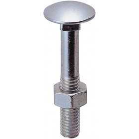 BOLTS FOR WOOD IN GALVANIZED STEEL MM. 10x60 PCS. 8