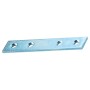 PLATES WITH 4 STRAIGHT HOLES IN GALVANIZED STEEL CM. 14 PCS. 5